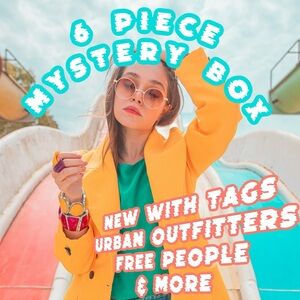 6 Piece New With Tags Mystery Box Billabong Urban Outfitters J Crew Madewell NWT